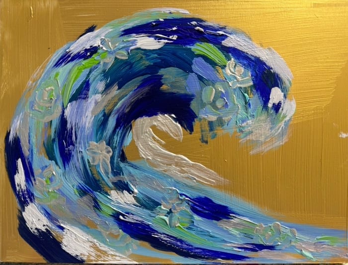 Wave Crest by Carol Calicchio