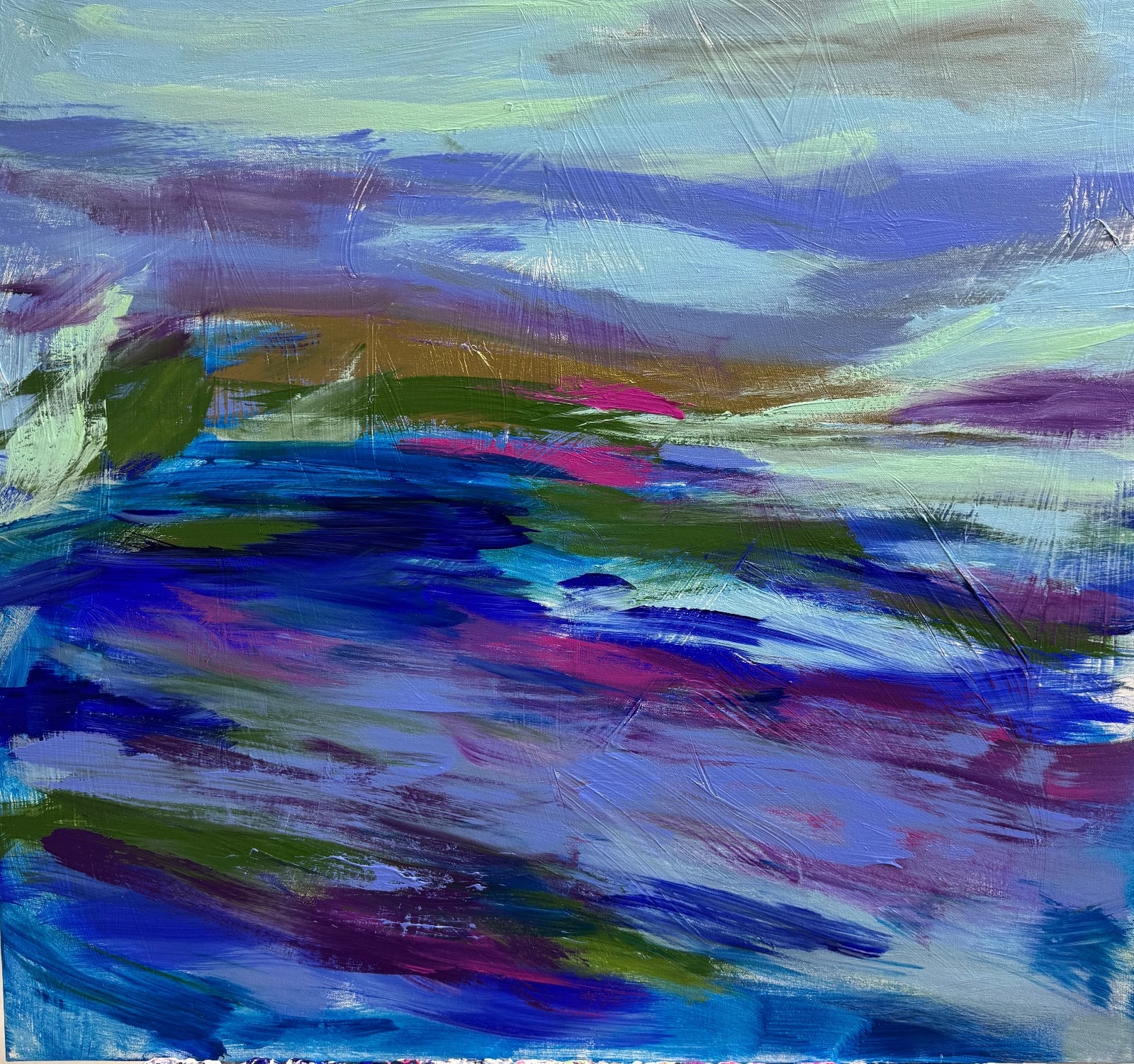 Green Flash Hue by Carol Calicchio